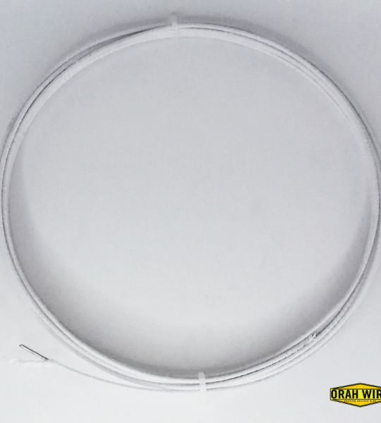 White Millinery wire | 19 gauge 1.0mm cotton covered Millinery hat supply